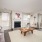 living room with fireplace